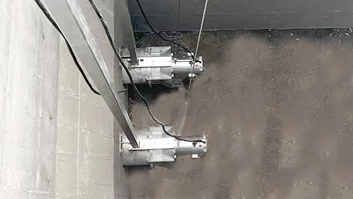 Return Activated Sludge Pump Installation Photo Return Activated Sludge Pump Installation Photo